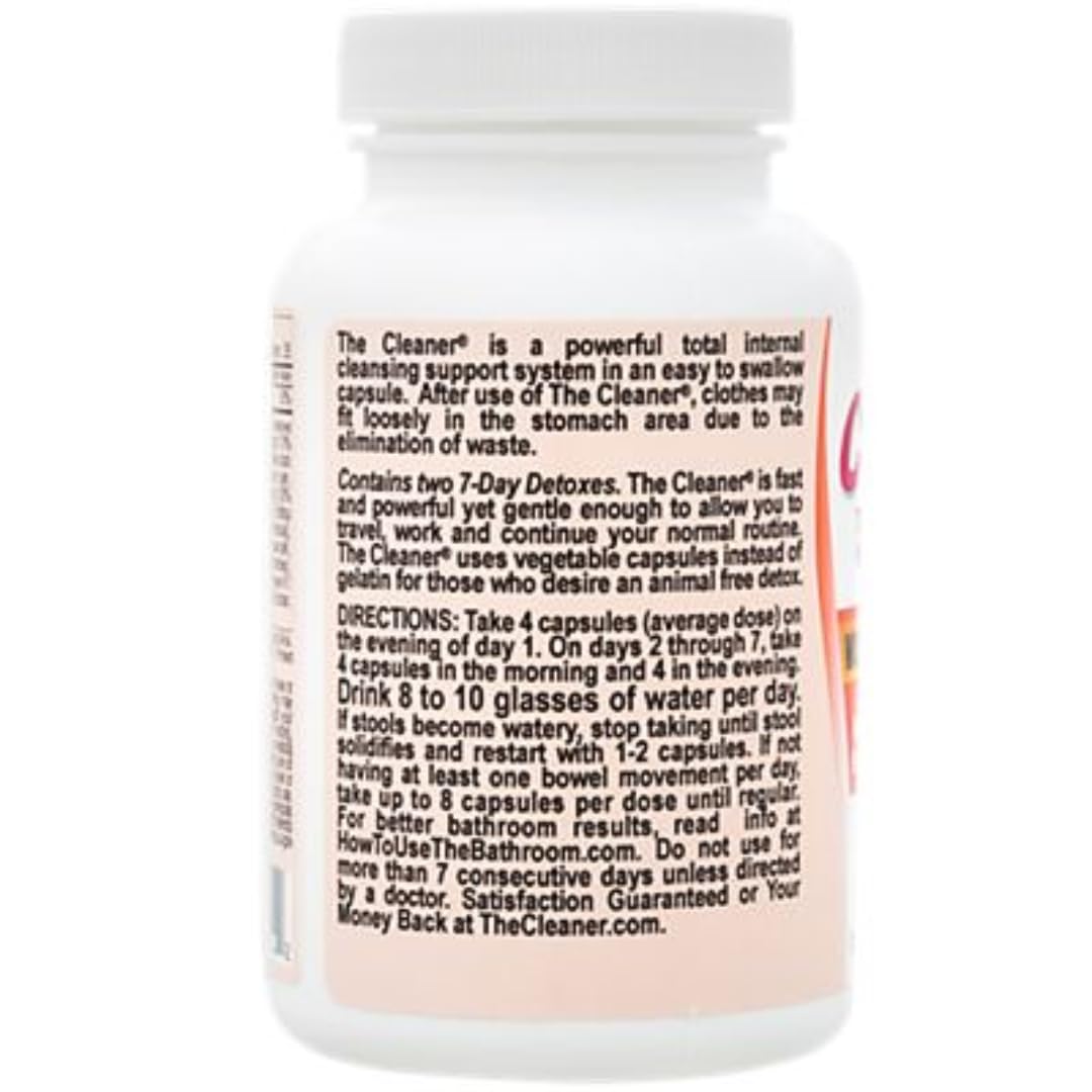 Generic The Cleaner Women's 14 Day Formula Supplement, 104 Capsules, Powerful, Comfortable, Easy and Fast Acting Formula (Two 7 Day treatments)