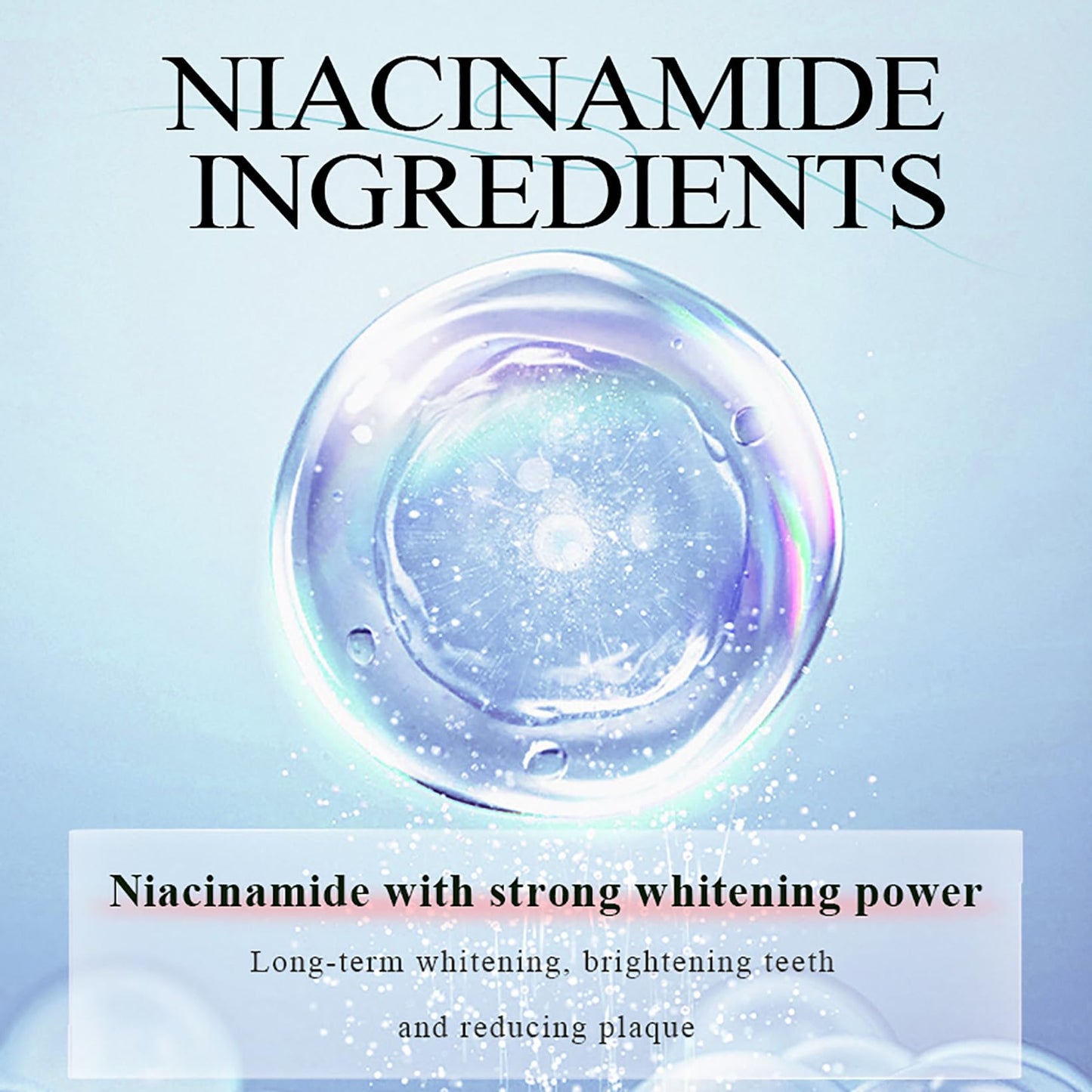 Ayzololo Niacinamide Whitening Toothpaste,Fresh Breath,Remove Tooth Stains,3.53 oz/ 100g