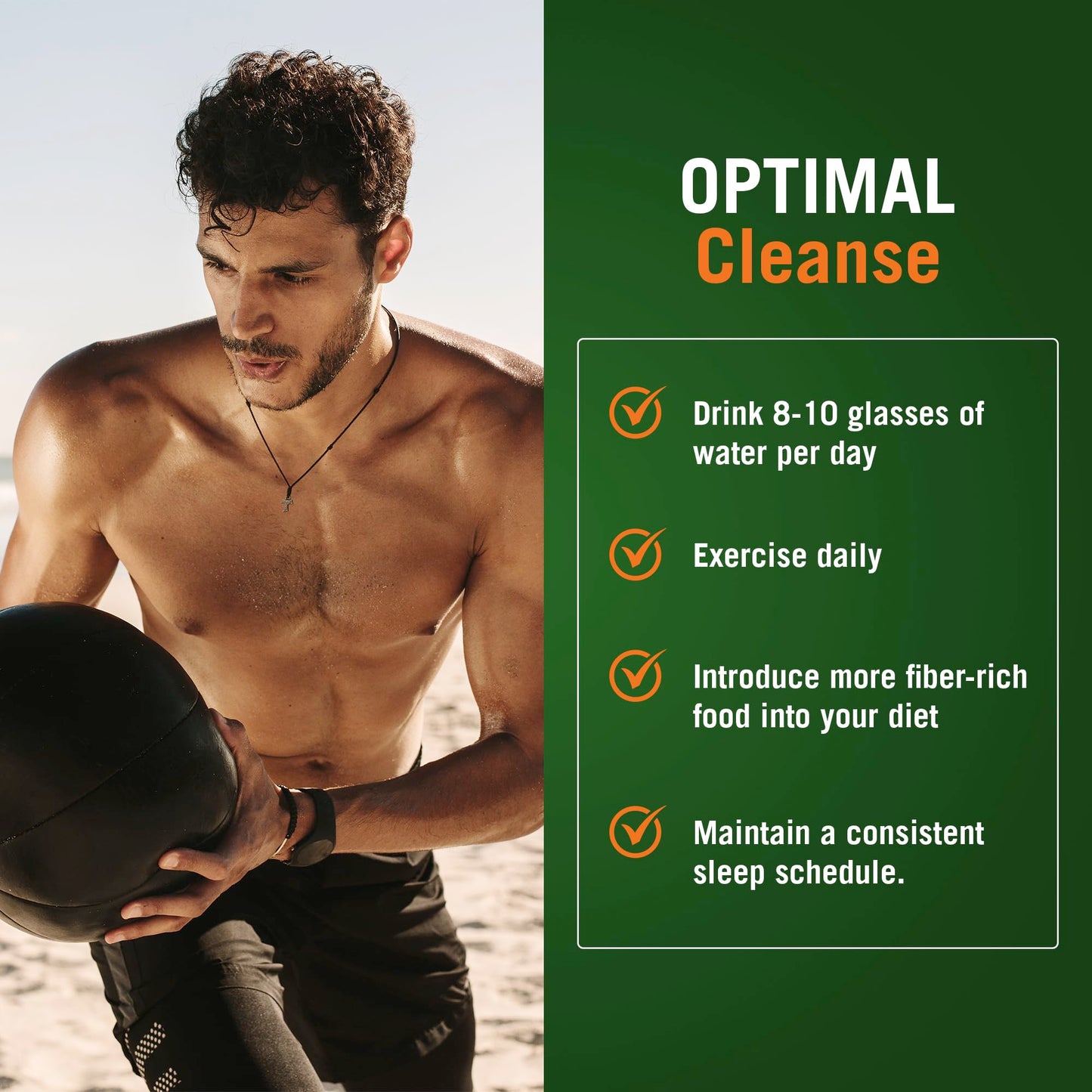 Century Systems The Cleaner Detox, Powerful 14-Day Complete Internal Cleansing Formula for Men, Support Digestive Health, 104 Vegetarian Capsules (Two 7 Day treatments)