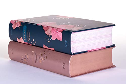 NLT THRIVE Devotional Bible for Women (LeatherLike, Rose Metallic)