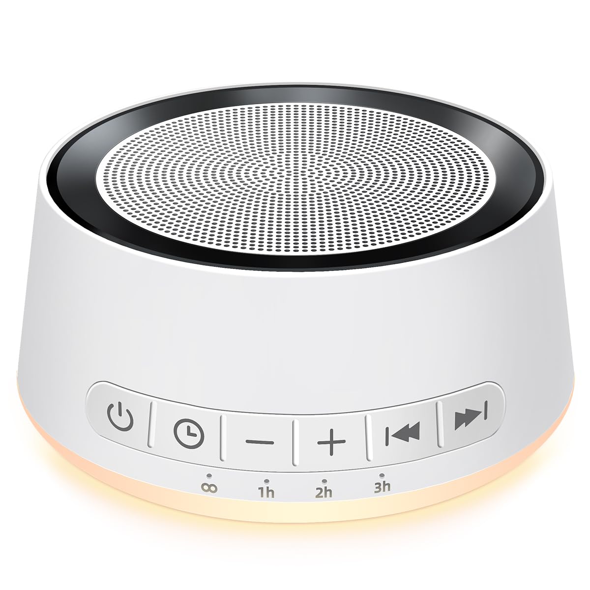 Sound Machine White Noise Machine with 30 Soothing Sounds 12 Colors Night Light Sleep Machine for Baby Kids Adults Brown Nosie Machine with 32 Volume Levels for Office Home Travel